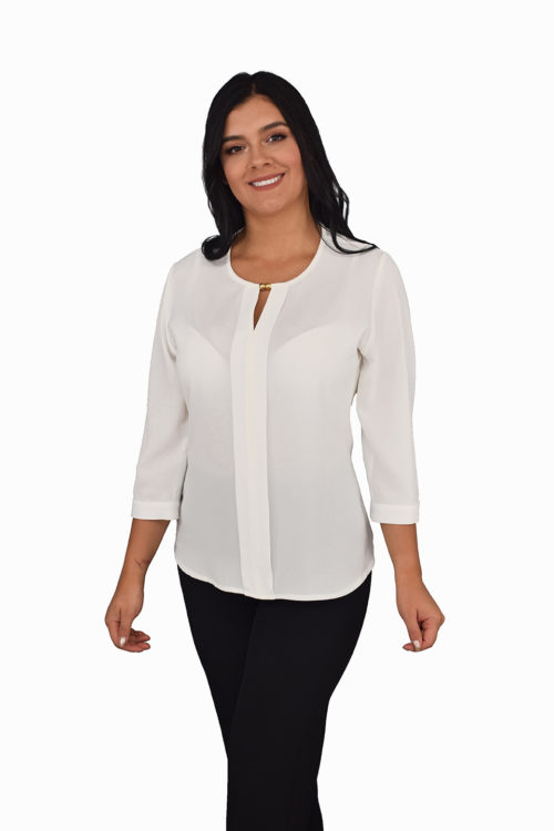 uniforme empresarial blusa blanca (0511)